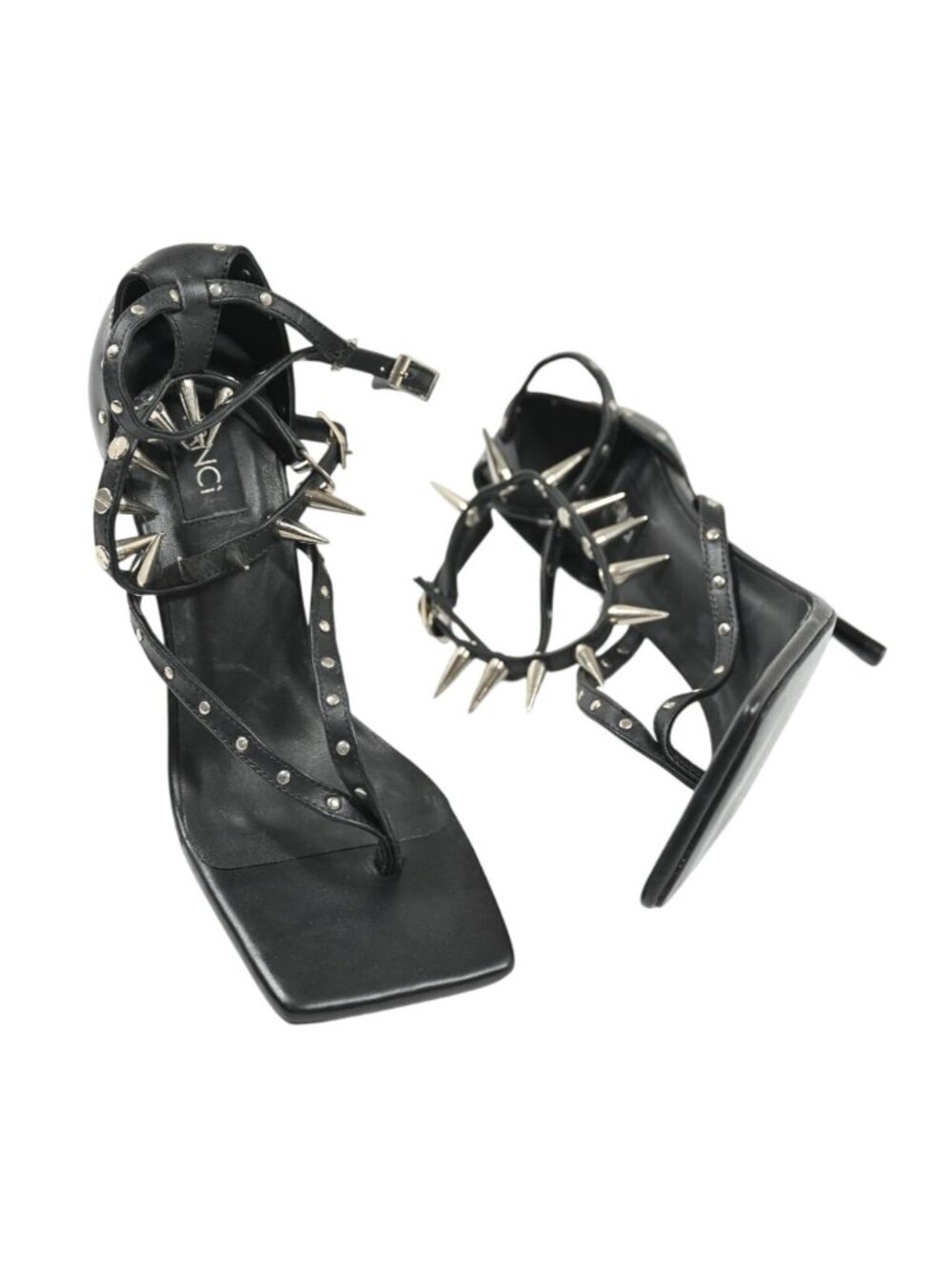 Fanci Club Hidden Blade Heels in Black